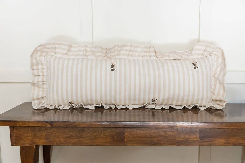 Frances Ruffled Lumbar Pillow