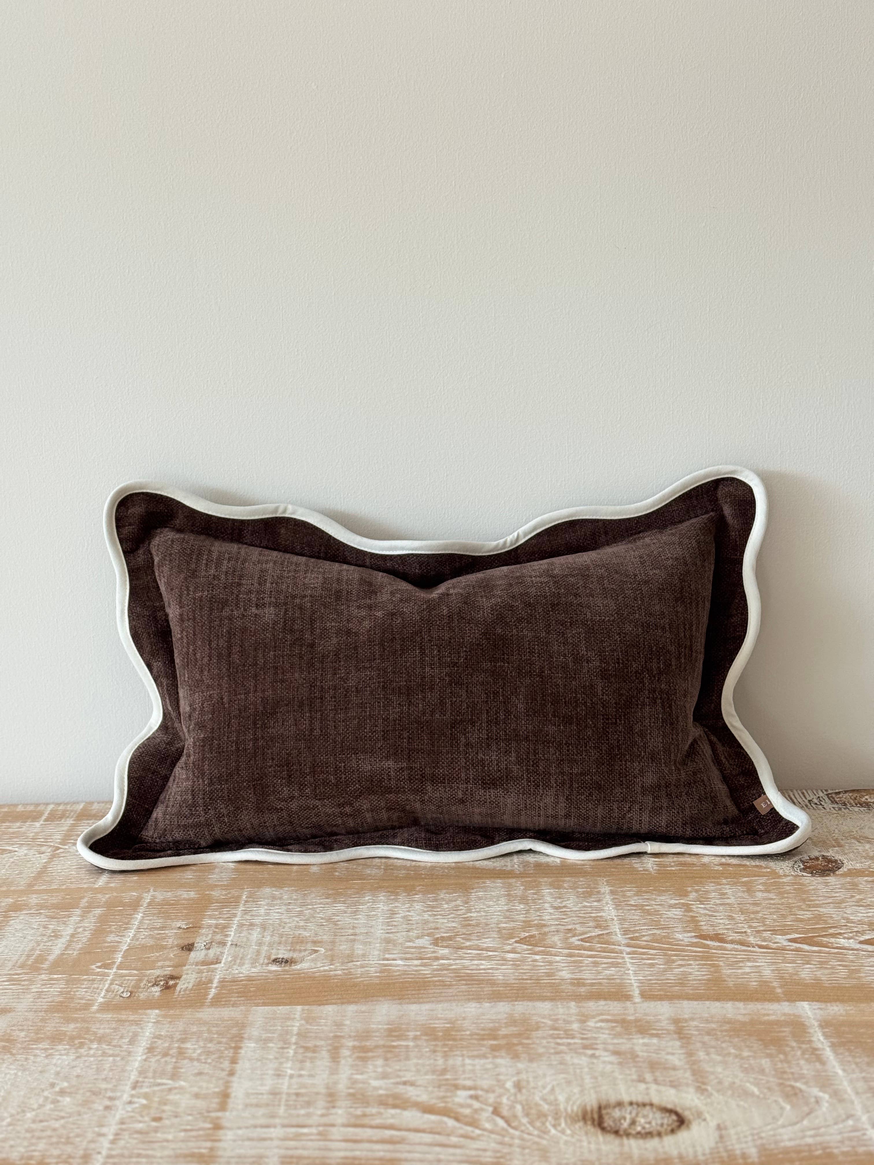 Chloe Scalloped Edge Cushion Cover