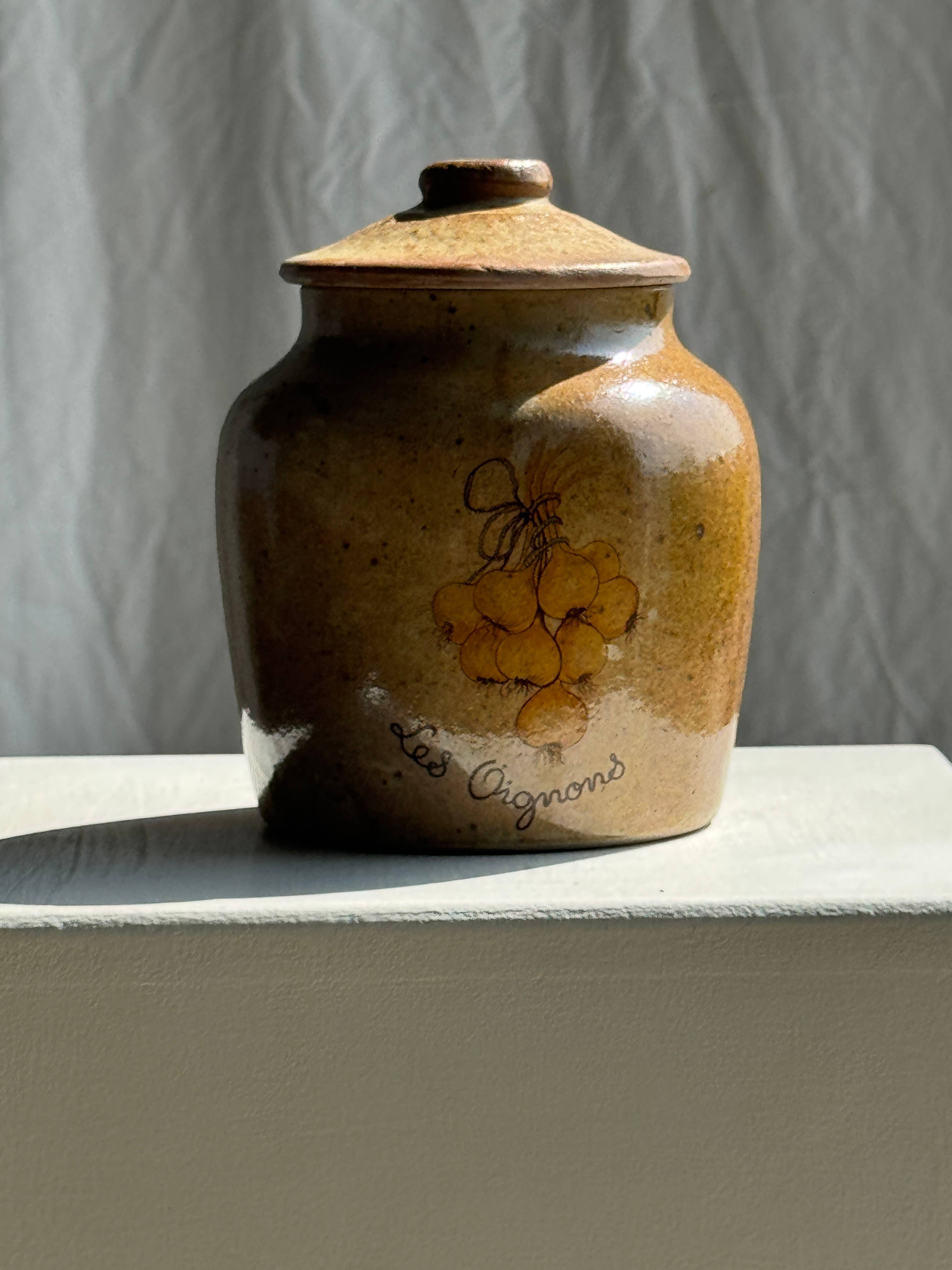 Found French Pot with Lid