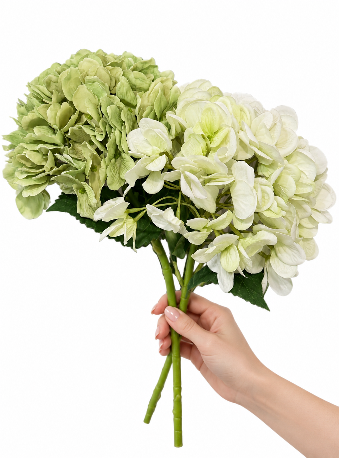 Faux Hydrangea Single Stem