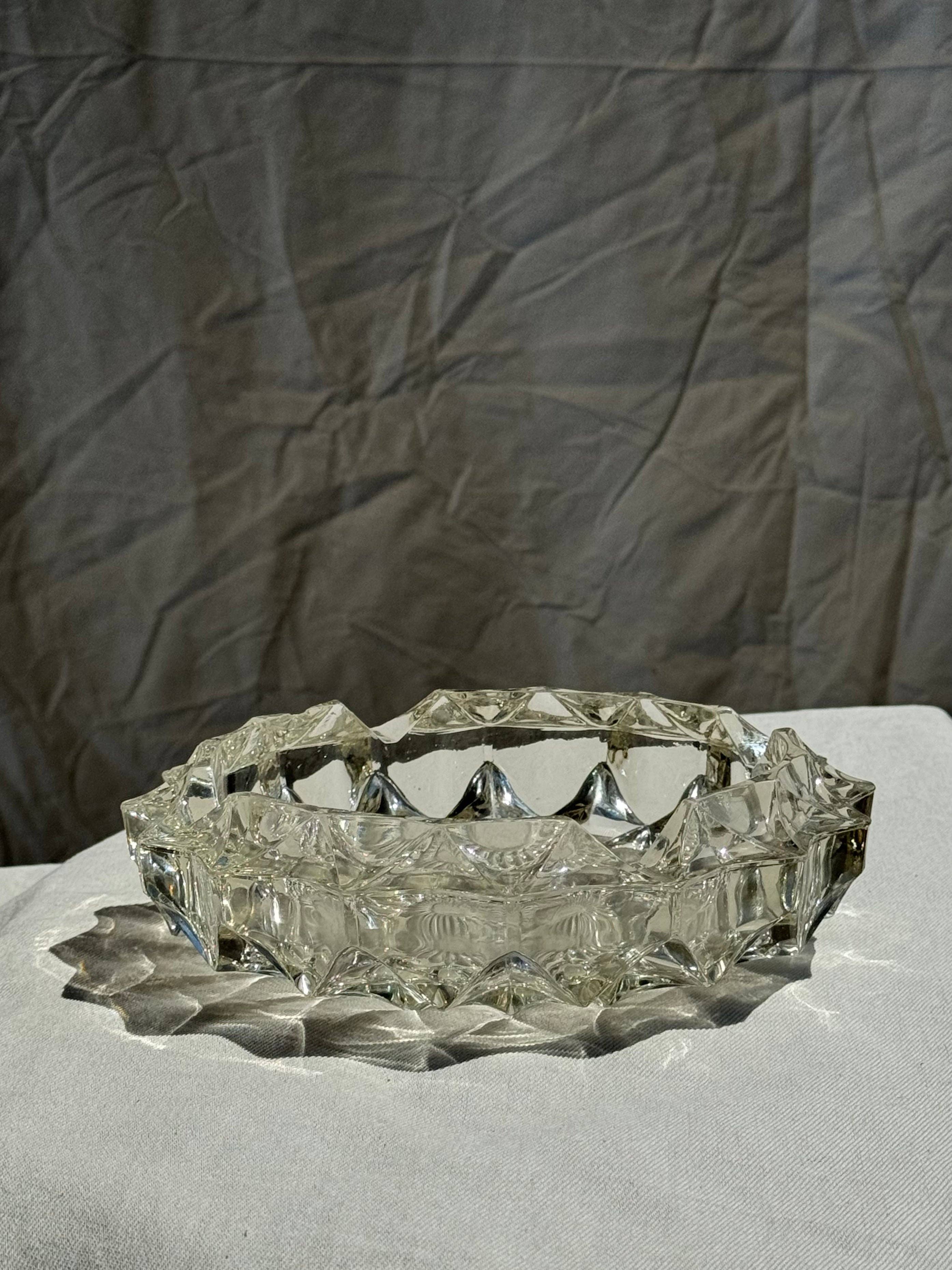 Found French Glass Dish