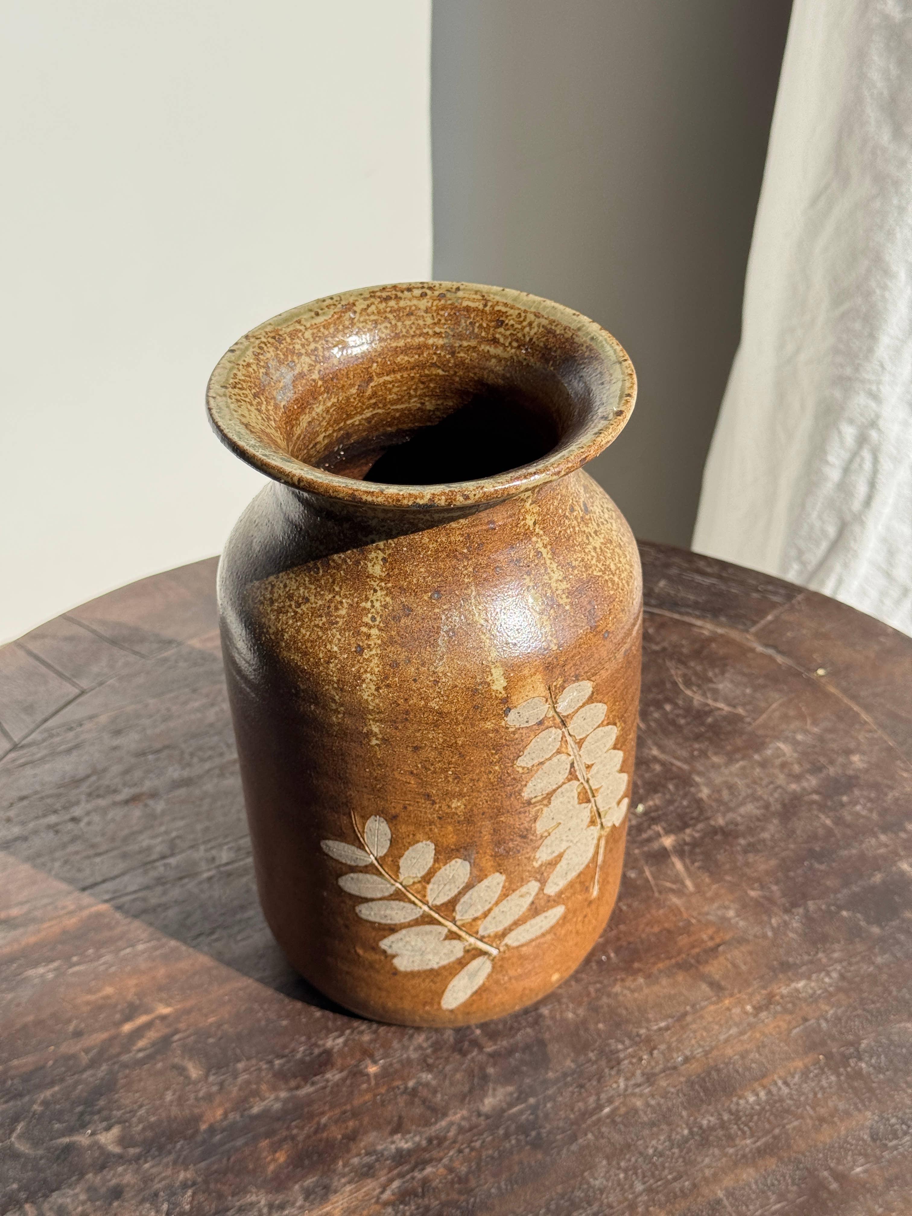 Found French Floral Vase