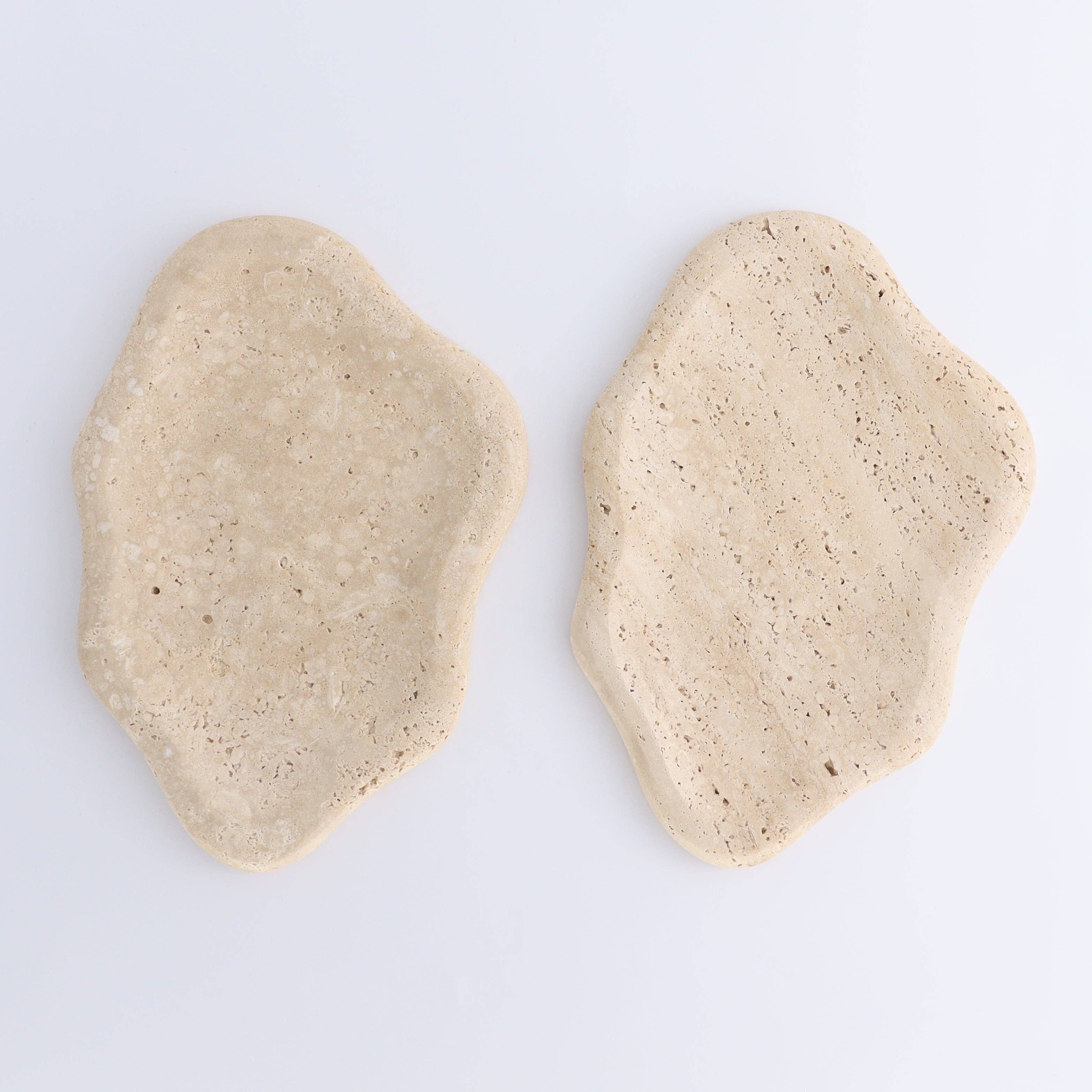 Travertine Irregular Dish