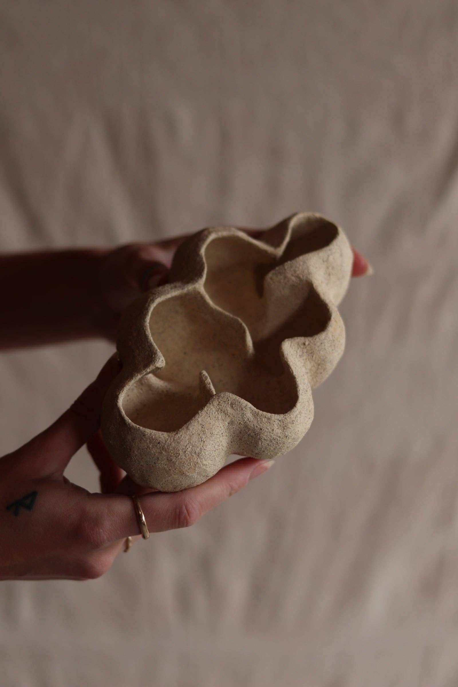 Gathered Earth Sculptural Dish no.1