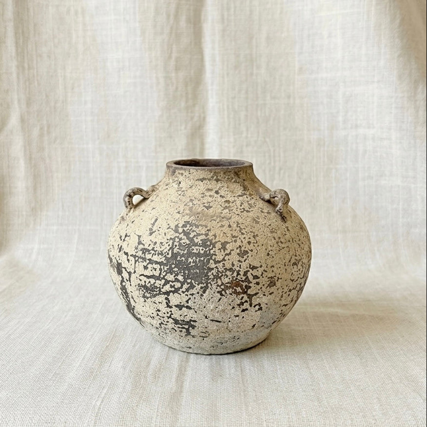 Vintage Vietnamese 3-Handle Vessel no.1
