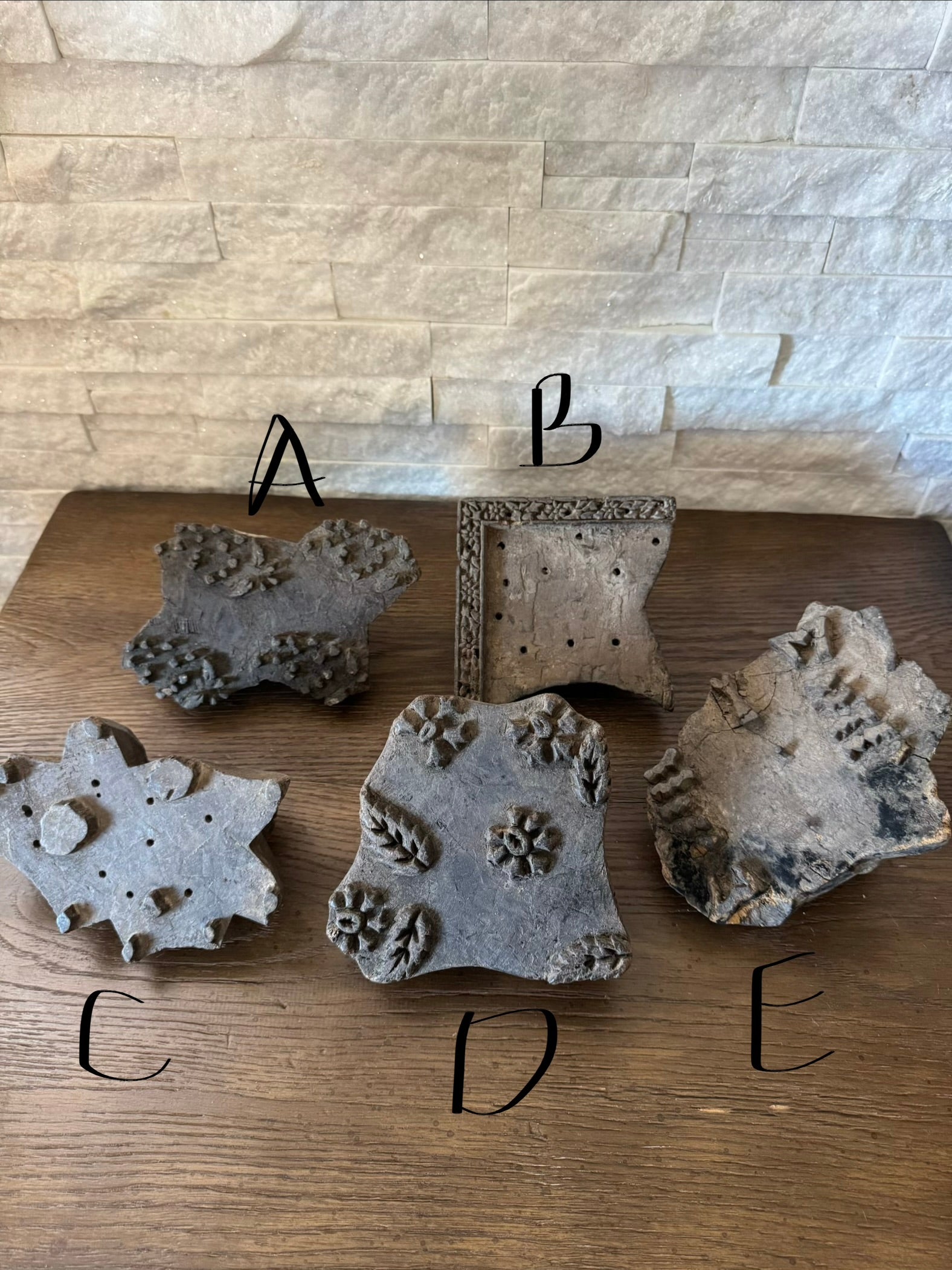 Vintage Print Blocks