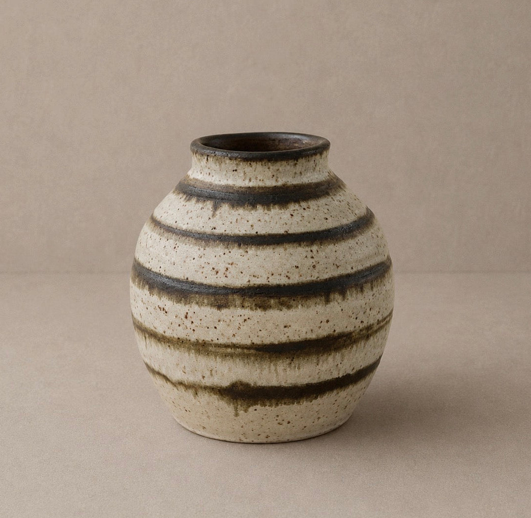 Striped Luna Vase