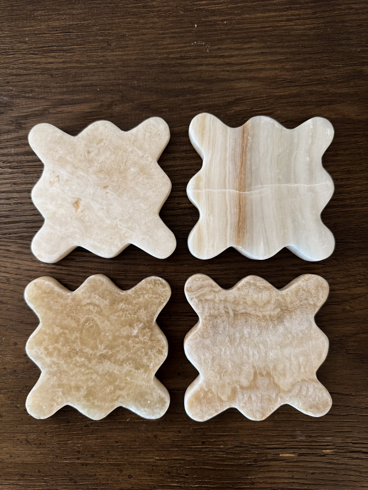 Zara Coasters | onyx coaster set of 2