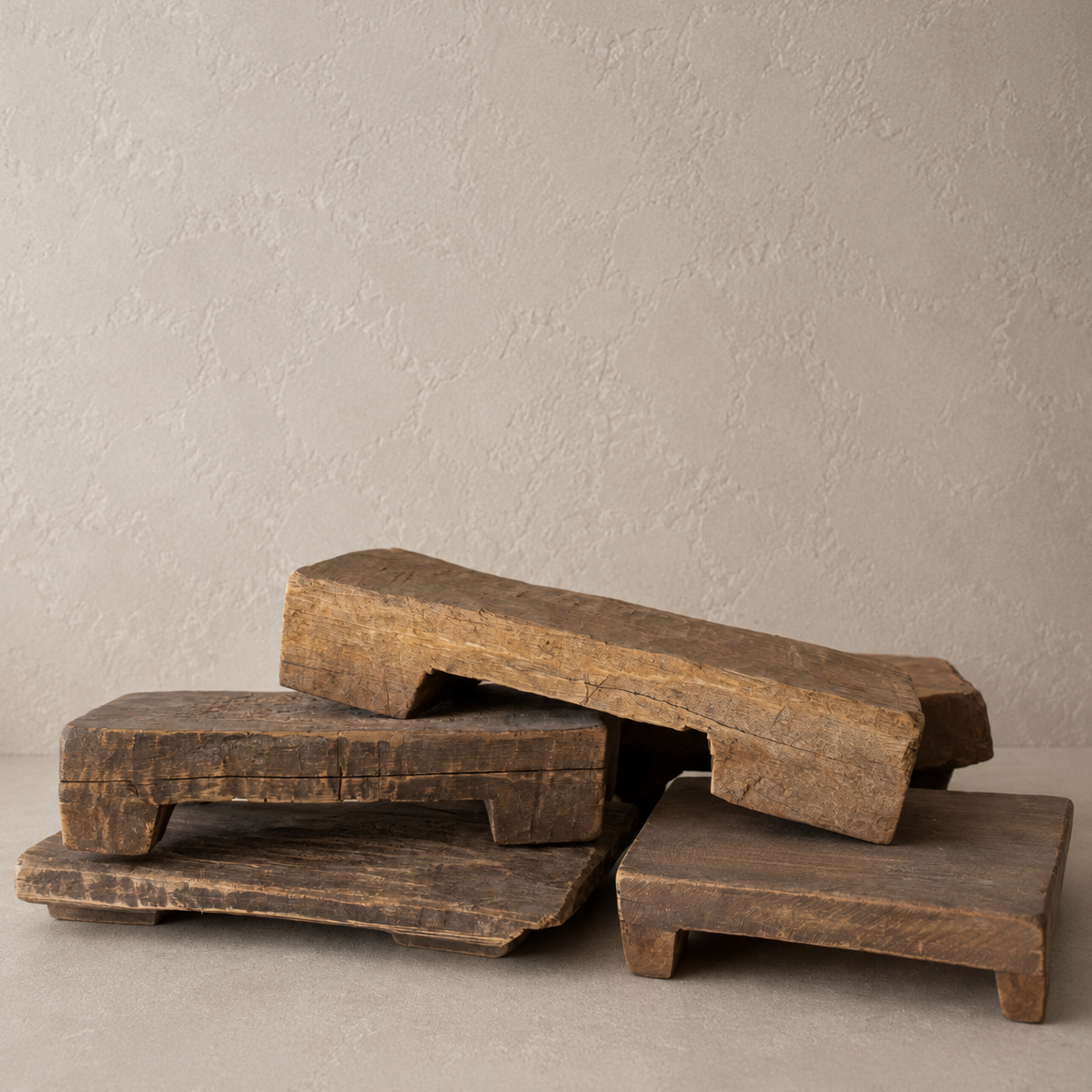 Vintage Wooden Bajot