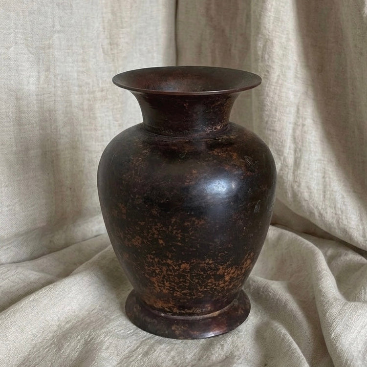 Antique Metal Vase