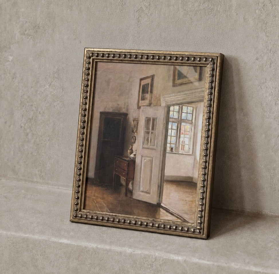 Vintage style house interior painting no.2