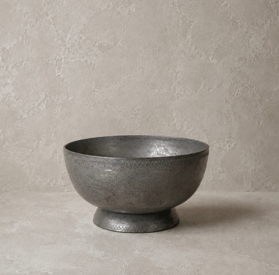 Vintage Norwegian Pewter Bowl