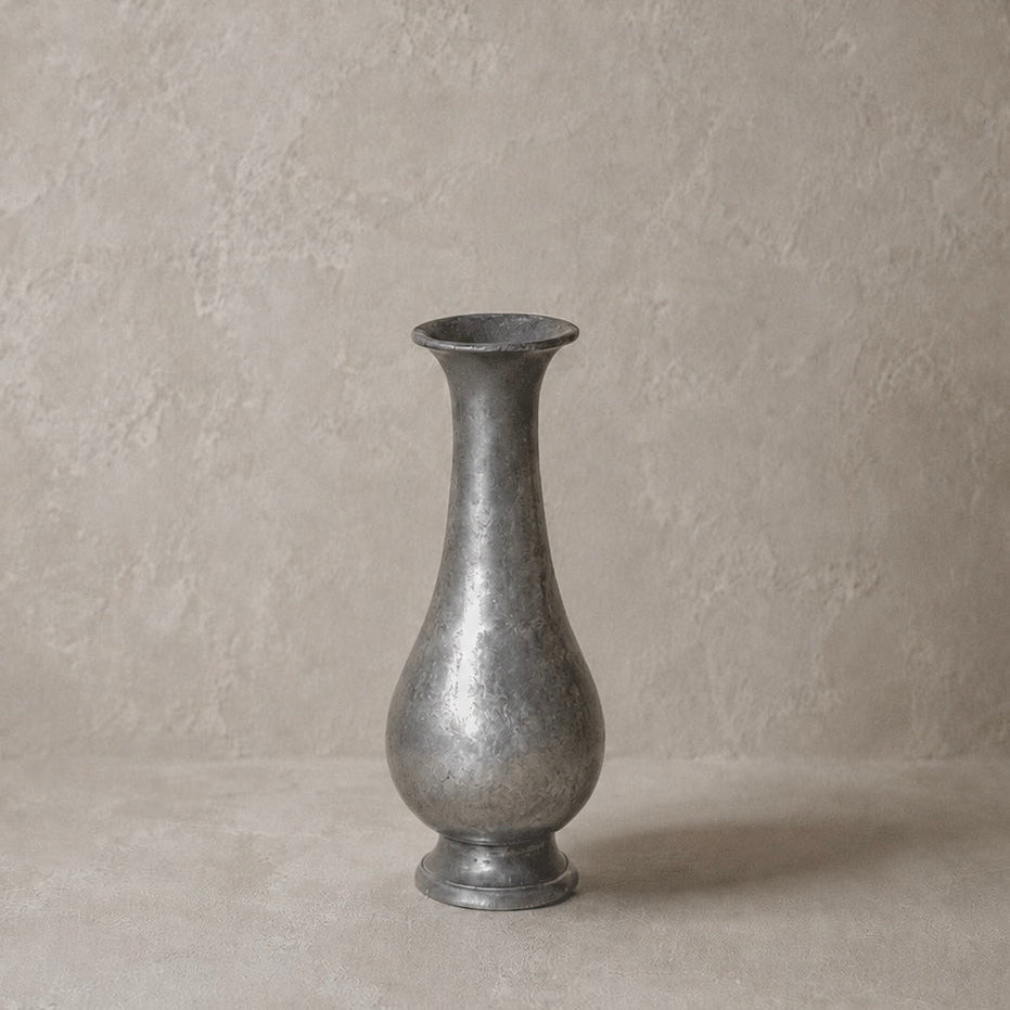 Vintage Pewter Bud Vase