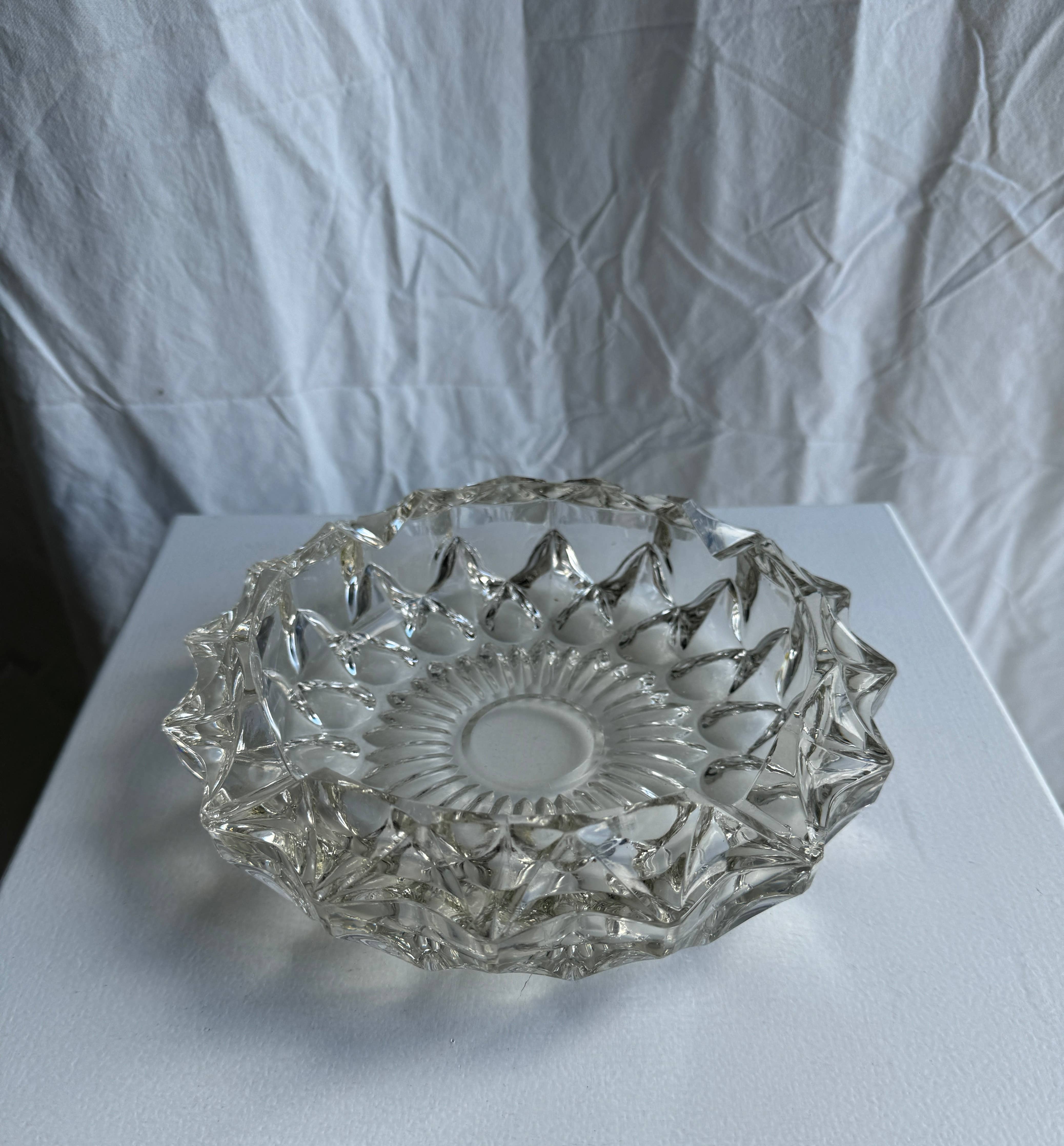 Found French Glass Dish