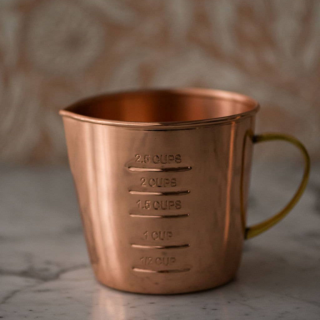 Copper Liquid Measuring Cup