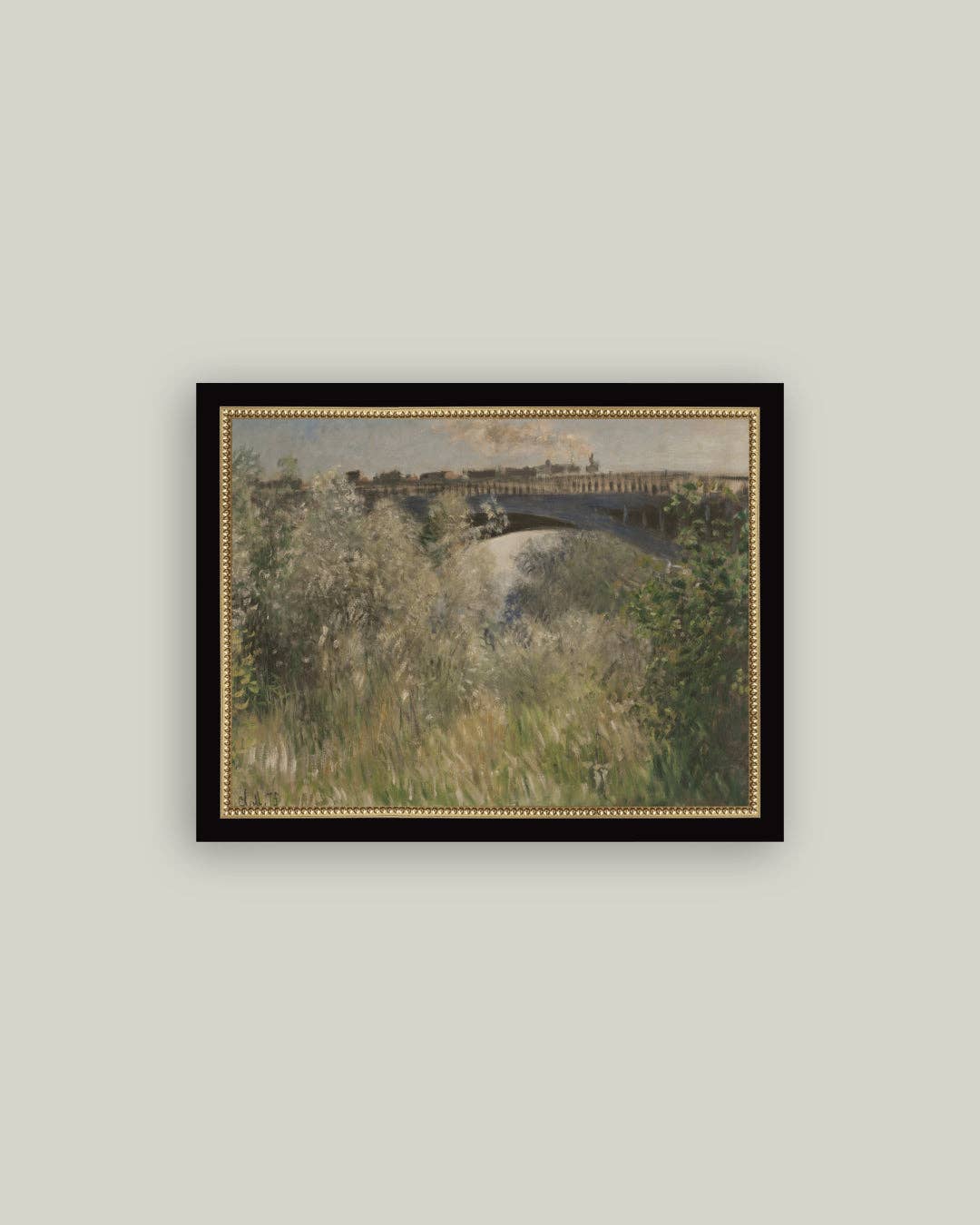 The Bridge at Argenteuil Framed Art
