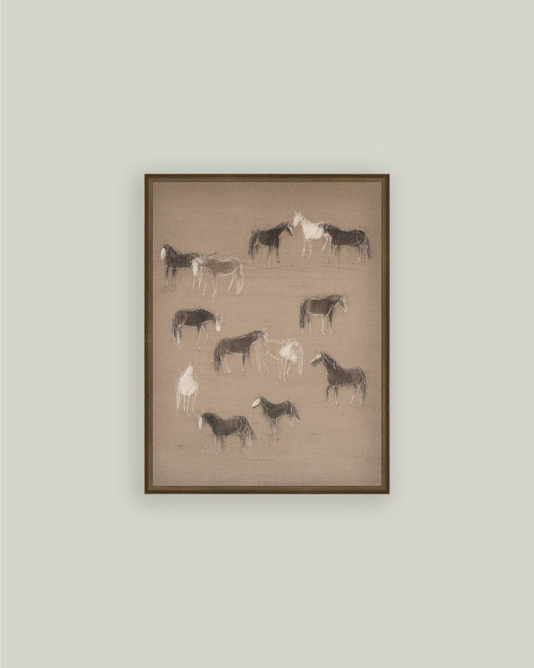 Horse Herd Sketch
