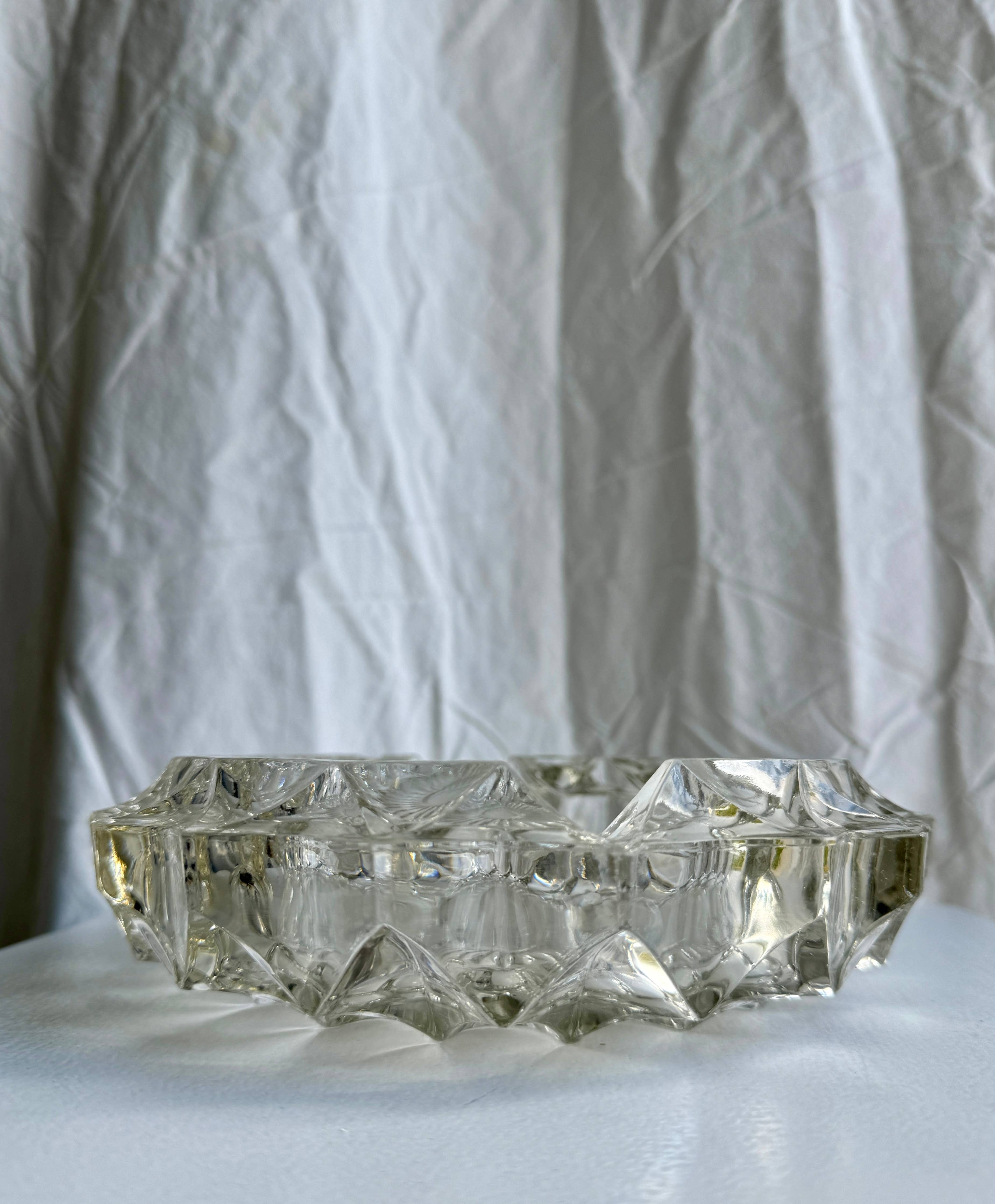 Found French Glass Dish