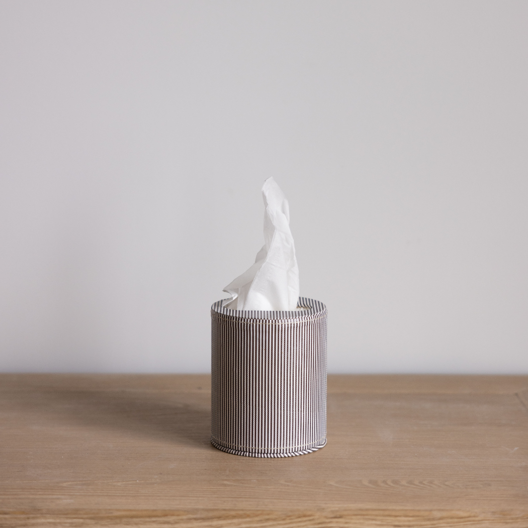Pinstripe Tissue Holder