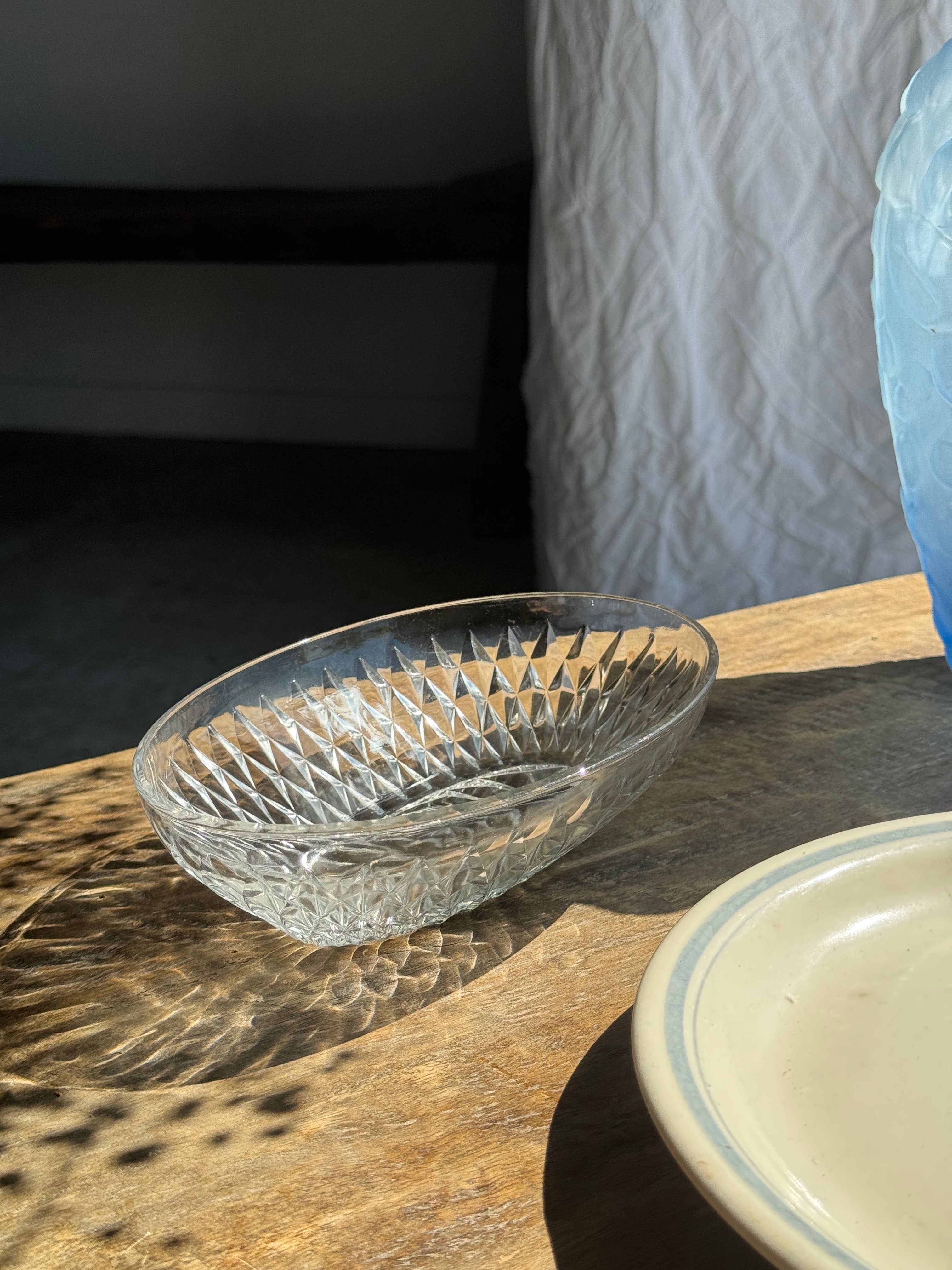 Vintage French Glass Dish no.1