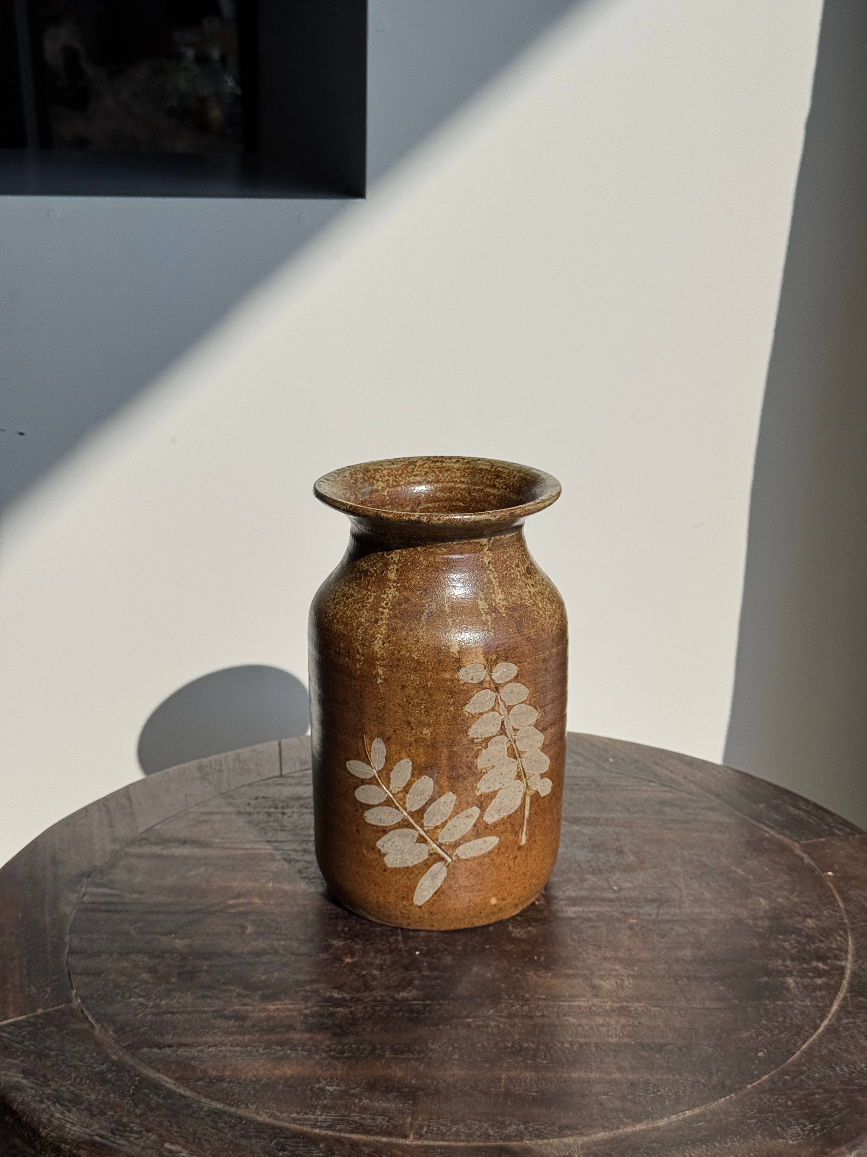 Found French Floral Vase