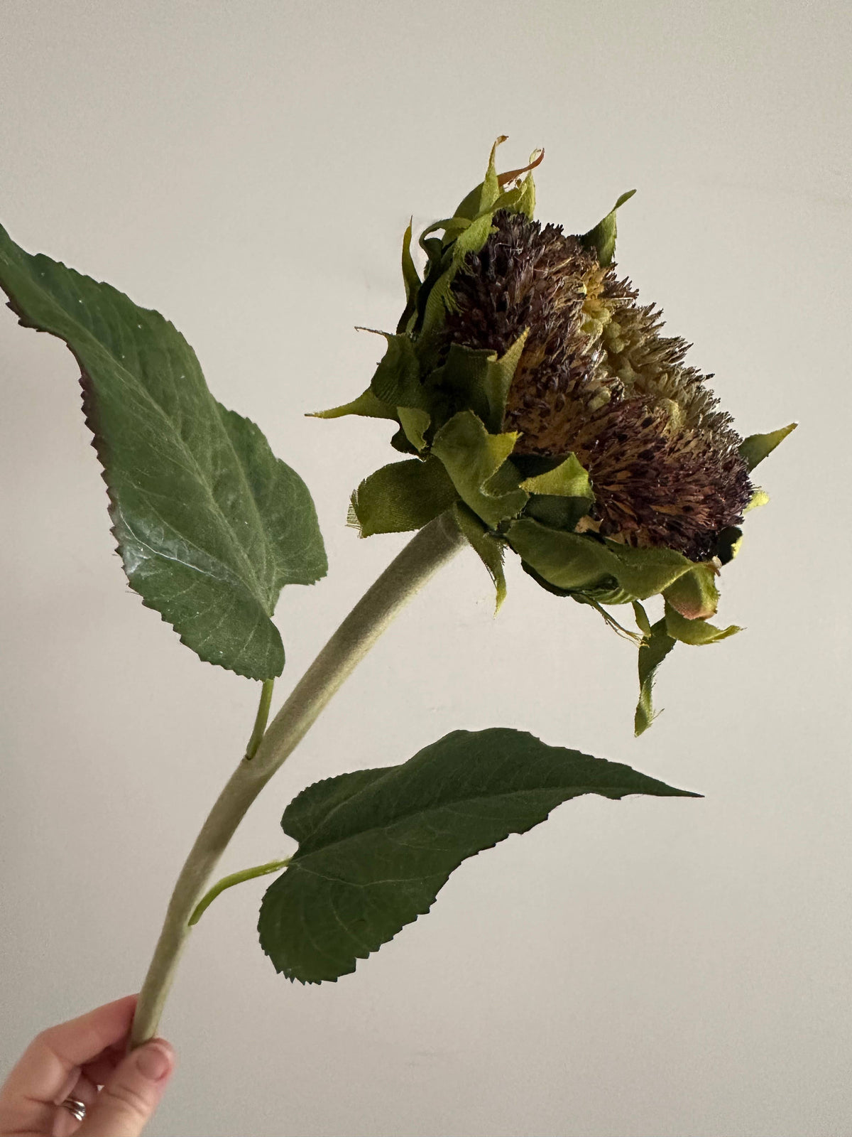 Faux Sunflower Stem