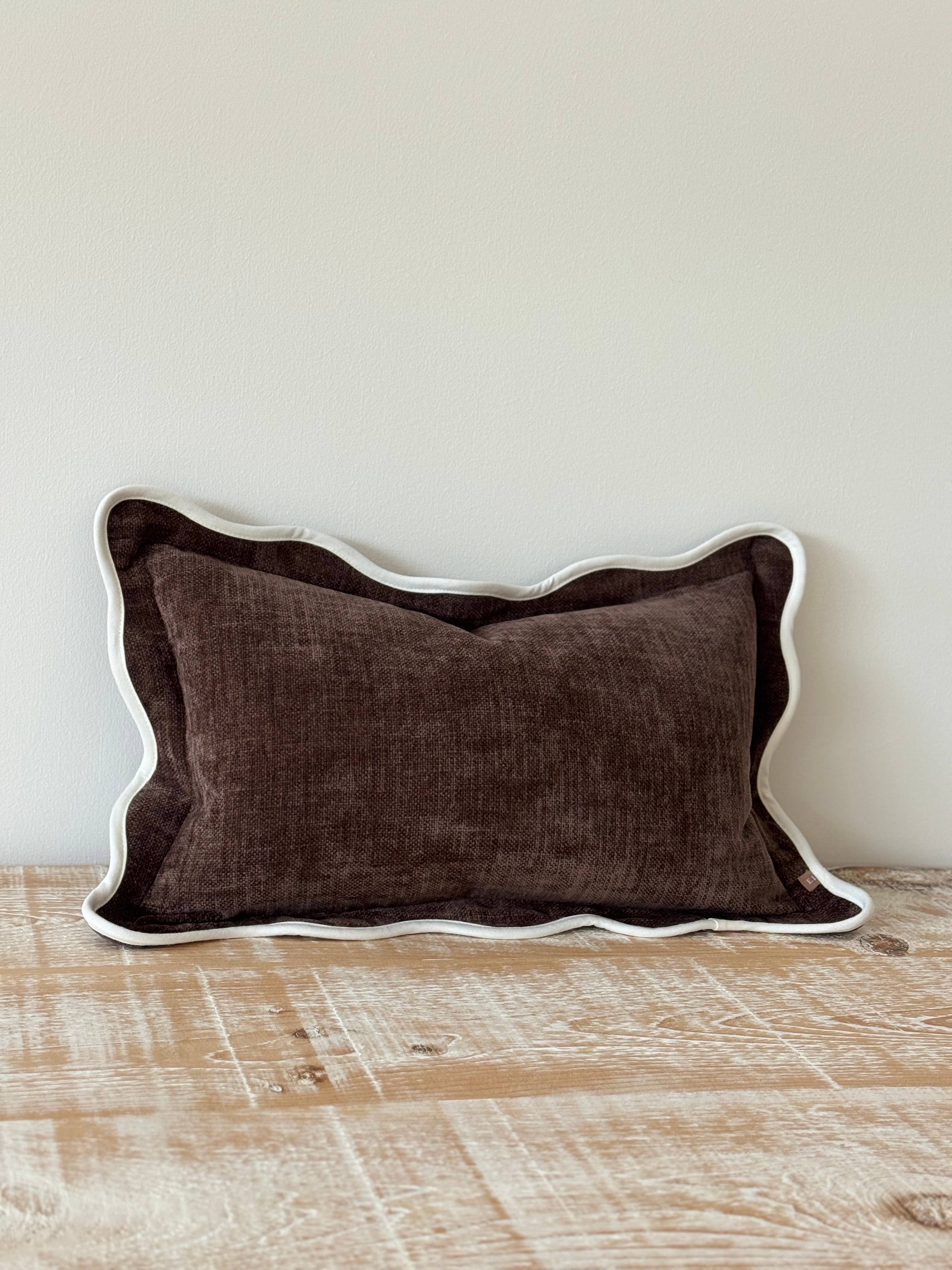 Chloe Scalloped Edge Cushion Cover