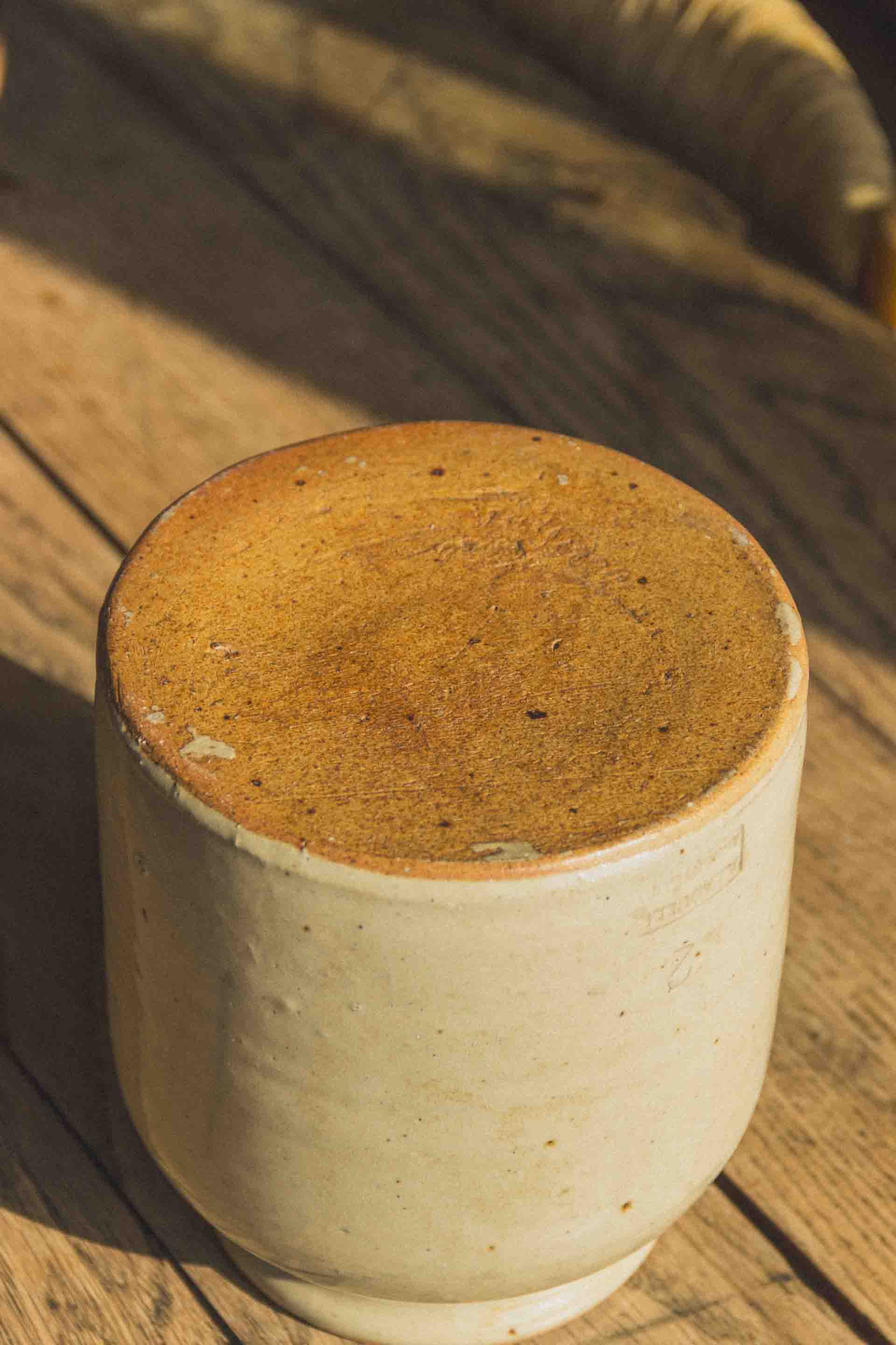 Mustard pot