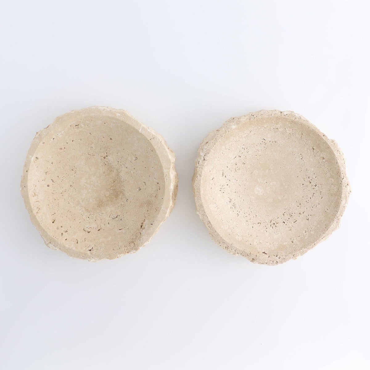 Large Travertine Catchall