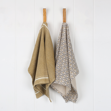Tea Towel Daisy Chain - Sunset Yellow | set/2