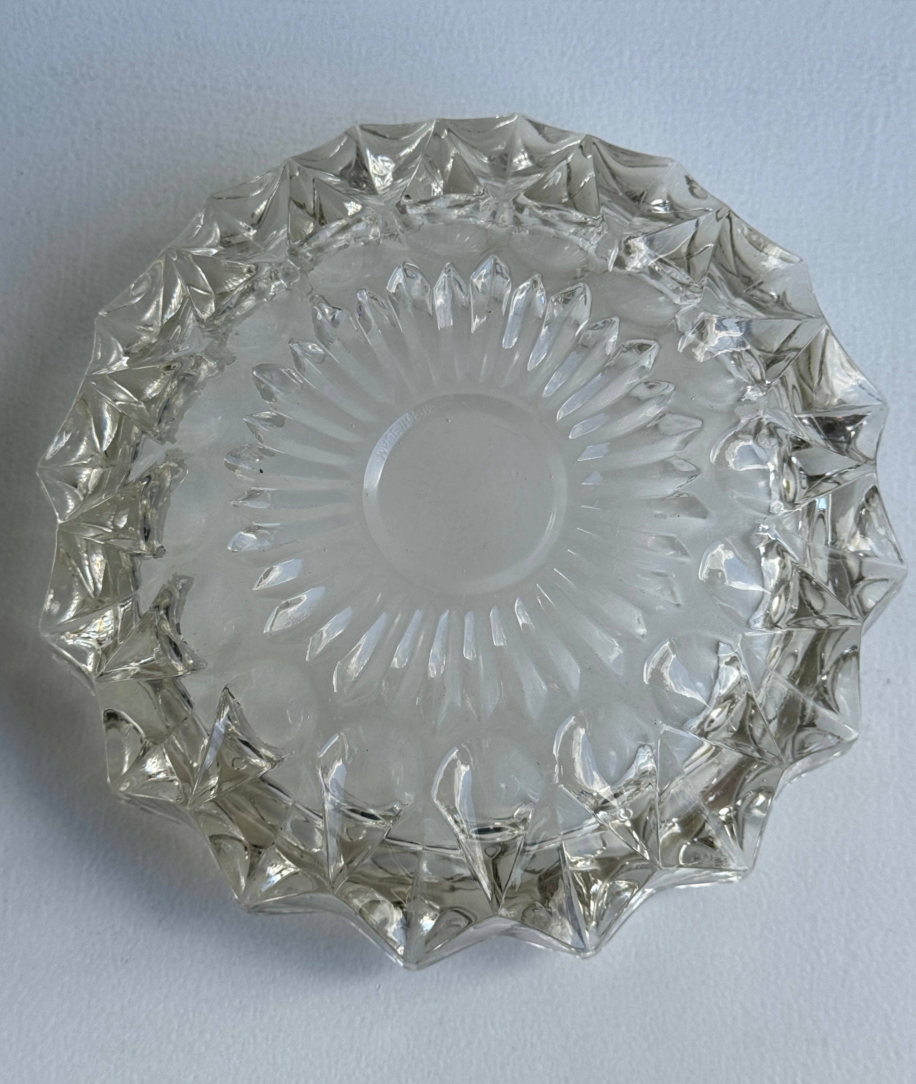 Found French Glass Dish