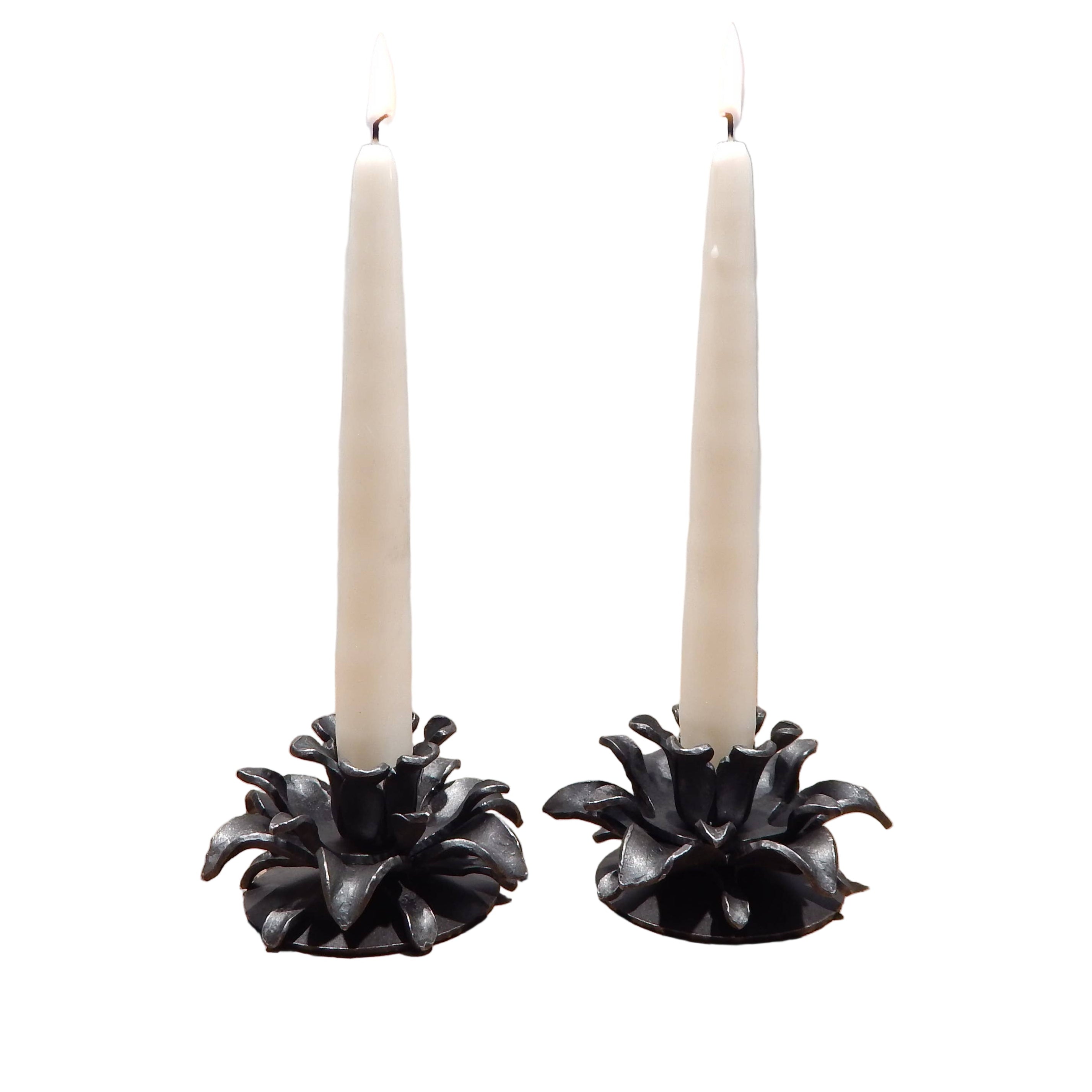 Floral Candle Pair