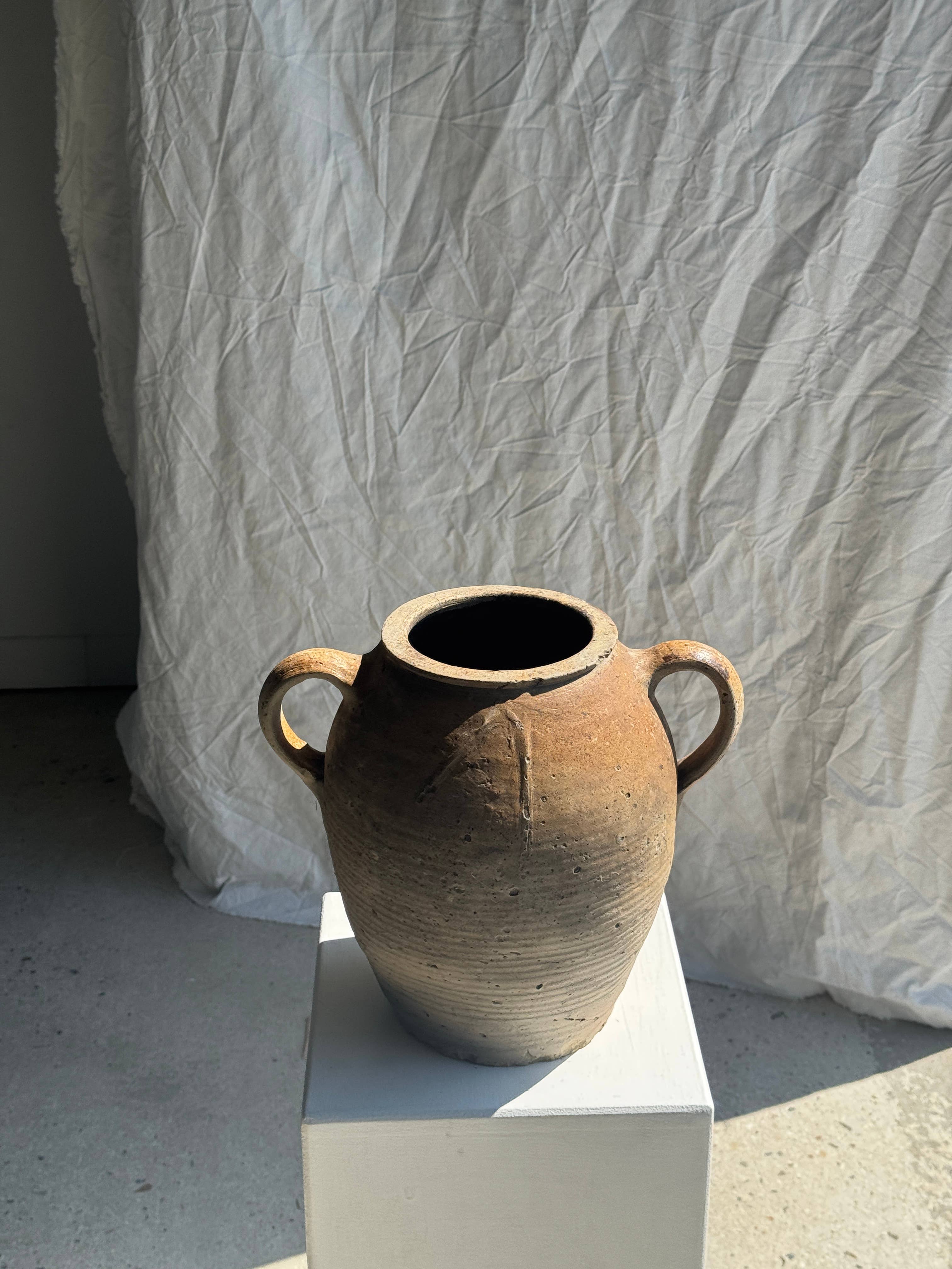 Found Large French Jar