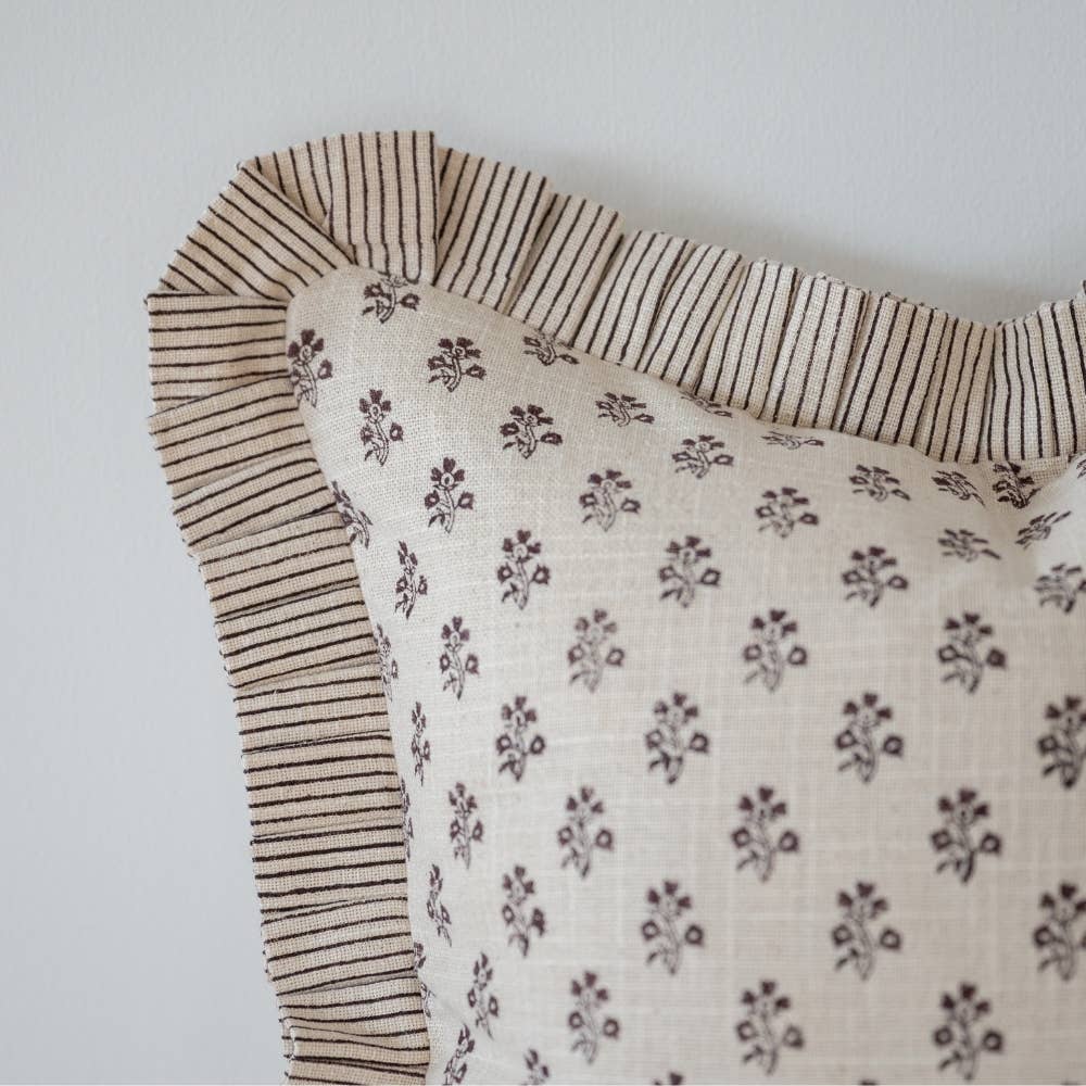Lily Ruffle Edge Cushion Cover